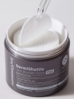 Тонер-пэды для сияния и тонуса кожи DermiShuttle™ SKIN BOOSTER TONER PAD 60шт (120мл)