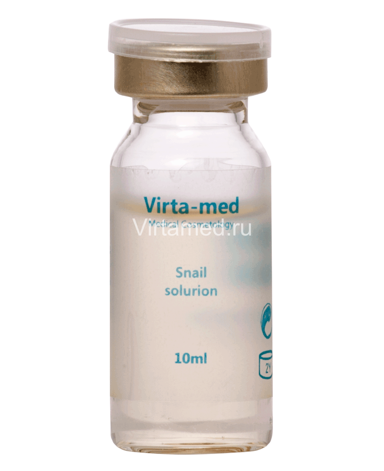 Сыворотка  с экстрактом муцина Улитки VIRTA-MED MC Snail Solution 10 ml
