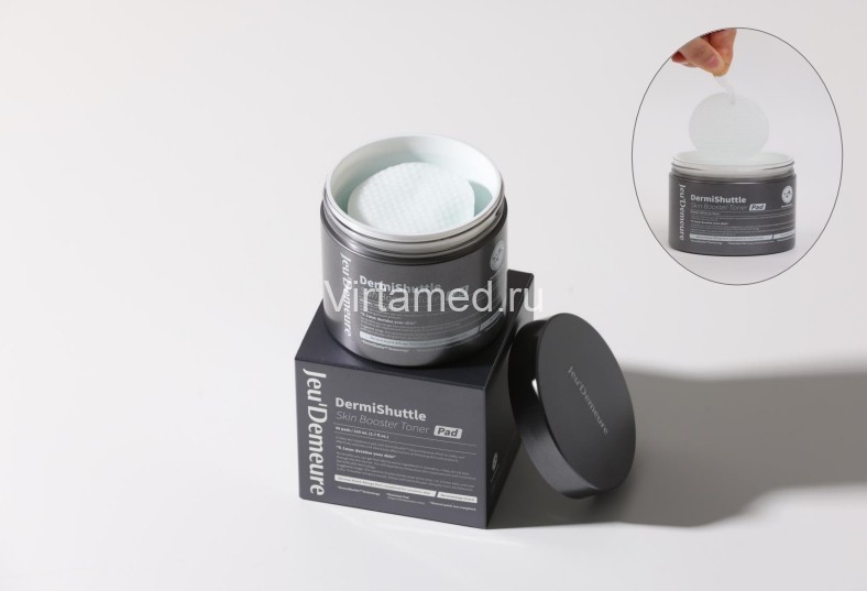 DermiShuttle Skin Booster Toner Pad 60 шт Тонер Пэды